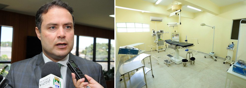 O governador Renan Filho (PMD) garantiu que seis novos hospitais serão construídos com recursos próprios em várias regiões do estado; anúncio foi feito durante visita ao município de Penedo, que também será beneficiado; “Aqueles que mais precisam de saúde é justamente os que menos podem pagar, por isso os recursos próprios do estado serão utilizados para ajudar os mais pobres na melhoria da condição de saúde para as pessoas”, explicou (Foto: Voney Malta) O governador Renan Filho (PMD) garantiu que seis novos hospitais serão construídos com recursos próprios em várias regiões do estado; anúncio foi feito durante visita ao município de Penedo, que também será beneficiado; “Aqueles que mais precisam de saúde é justamente os que menos podem pagar, por isso os recursos próprios do estado serão utilizados para ajudar os mais pobres na melhoria da condição de saúde para as pessoas”, explicou