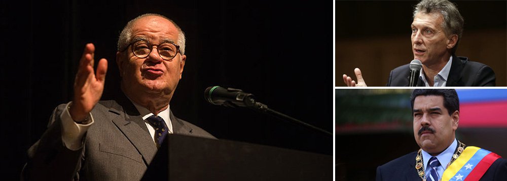 Colunista Elio Gaspari diz apoiar a intenção do novo presidente da Argentina, Mauricio Macri, de pedir a saída da Venezuela do bloco: “Sem Nicolás Maduro e sua Polícia Nacional Bolivariana, o Mercosul melhora; esse caminho agrada ao governo dos Estados Unidos, que cozinha o bolivarianismo na crise econômica em que está a Venezuela” (Foto: Roberta Namour) Colunista Elio Gaspari diz apoiar a intenção do novo presidente da Argentina, Mauricio Macri, de pedir a saída da Venezuela do bloco: “Sem Nicolás Maduro e sua Polícia Nacional Bolivariana, o Mercosul melhora; esse caminho agrada ao governo dos Estados Unidos, que cozinha o bolivarianismo na crise econômica em que está a Venezuela”