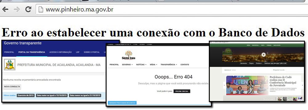 No mês que vem, a Lei de Acesso à Informação completa quatro anos; apesar de ser criada em novembro de 2011, a Lei entrou em vigor em maio de 2012; mesmo com todo esse tempo para adequação, grandes municípios do Maranhão ainda capengam em mecanismos que deem o mínimo de informação ao contribuinte local; das 15 maiores cidades do estado, cinco sequer possuem um Portal da Transparência funcionando; o que dá uma mostra de como o gasto público é ainda mais obscuro nas pequenas cidades; outros três municípios têm Portal com navegabilidade muito ruim e com dificuldade de acesso às informações (Foto: Leonardo Lucena) No mês que vem, a Lei de Acesso à Informação completa quatro anos; apesar de ser criada em novembro de 2011, a Lei entrou em vigor em maio de 2012; mesmo com todo esse tempo para adequação, grandes municípios do Maranhão ainda capengam em mecanismos que deem o mínimo de informação ao contribuinte local; das 15 maiores cidades do estado, cinco sequer possuem um Portal da Transparência funcionando; o que dá uma mostra de como o gasto público é ainda mais obscuro nas pequenas cidades; outros três municípios têm Portal com navegabilidade muito ruim e com dificuldade de acesso às informações