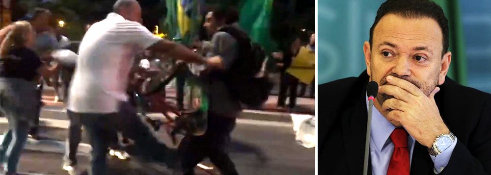 Para o ministro da Comunicação Social, Edinho Silva, o país vive uma "guerra" e há o risco de a sociedade buscar um "salvador da pátria", o que representaria cair na "tentação do autoritarismo"; ele ressalta que "ninguém é maior que a Constituição" e alerta ainda que, “sob o manto do combate à corrupção, tem emergido um pensamento extremamente autoritário e uma cultura extremamente violenta”; "Alguém acha que vai banir o pensamento de esquerda no Brasil. Nós vamos jogar a esquerda na clandestinidade? Ela vai continuar existindo", disse (Foto: Roberta Namour) Para o ministro da Comunicação Social, Edinho Silva, o país vive uma "guerra" e há o risco de a sociedade buscar um "salvador da pátria", o que representaria cair na "tentação do autoritarismo"; ele ressalta que "ninguém é maior que a Constituição" e alerta ainda que, “sob o manto do combate à corrupção, tem emergido um pensamento extremamente autoritário e uma cultura extremamente violenta”; "Alguém acha que vai banir o pensamento de esquerda no Brasil. Nós vamos jogar a esquerda na clandestinidade? Ela vai continuar existindo", disse