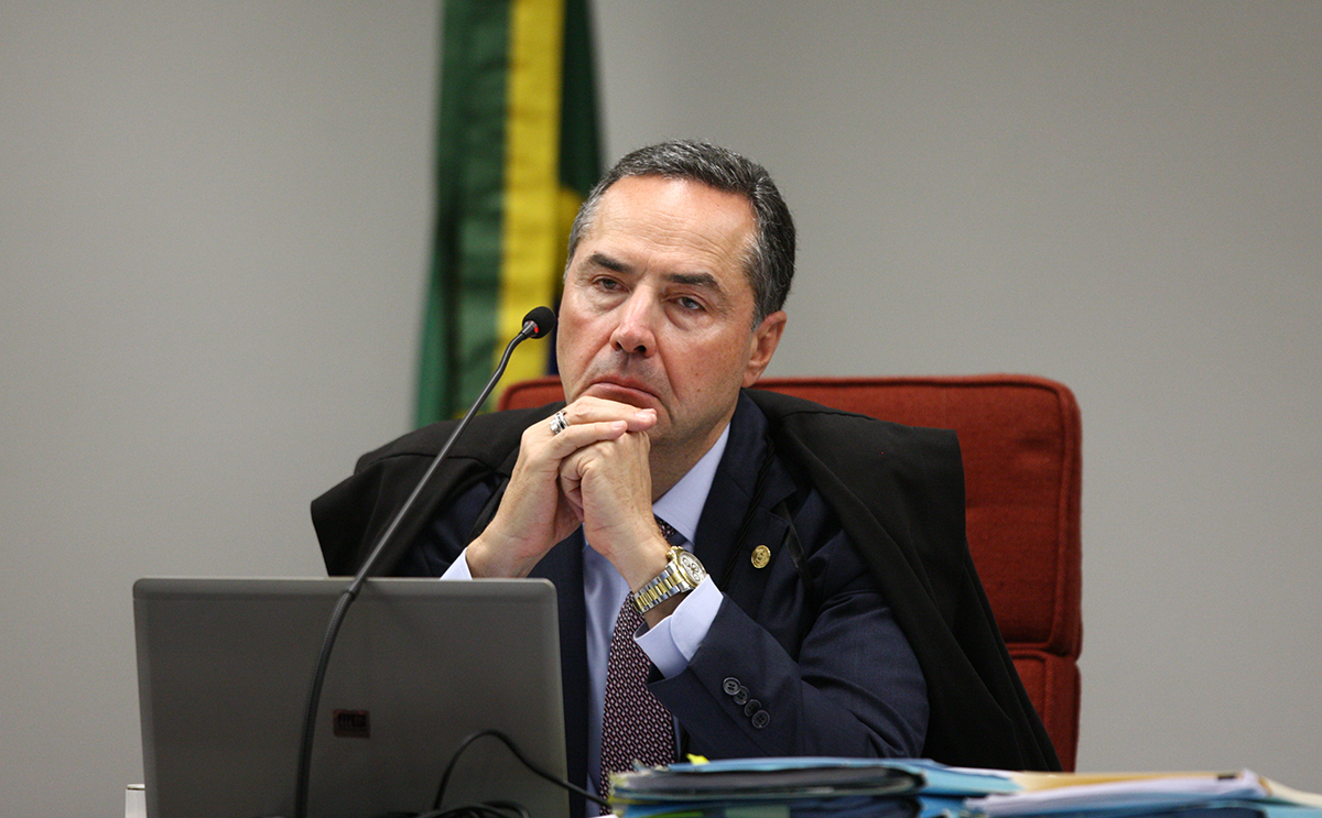 Ministro Roberto Barroso preside sessão da 1ª turma do STF (Foto: Giuliana Miranda) Ministro Roberto Barroso preside sessão da 1ª turma do STF