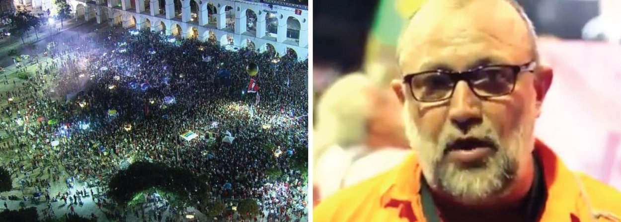 A Federação Única dos Petroleiros (FUP) publicou um vídeo no Facebook conclamando a sociedade a lutar contra o impeachment da presidente Dilma; um membro do movimento (foto) diz que os petroleiros vão mostrar que o pré-sal é parte de luta pela soberania brasileira; outro integrante da mobilização afirma que a Petrobras é ponto central no golpe, pois as multinacionais querem tirar o nosso pré-sal; "É importante que os petroleiros entrem nessa luta saindo do conforto para defender a democracia conquistada com muito sacrifício pelas gerações passadas", diz mais um manifestante (Foto: Leonardo Lucena) A Federação Única dos Petroleiros (FUP) publicou um vídeo no Facebook conclamando a sociedade a lutar contra o impeachment da presidente Dilma; um membro do movimento (foto) diz que os petroleiros vão mostrar que o pré-sal é parte de luta pela soberania brasileira; outro integrante da mobilização afirma que a Petrobras é ponto central no golpe, pois as multinacionais querem tirar o nosso pré-sal; "É importante que os petroleiros entrem nessa luta saindo do conforto para defender a democracia conquistada com muito sacrifício pelas gerações passadas", diz mais um manifestante
