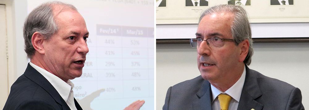 Ex-governador do Ceará Ciro Gomes (PDT) afirmou, em entrevista ao Blog do Moreno, que acredita não só na cassação iminente do presidente da Câmara, Eduardo Cunha (PMDB), como na prisão do deputado: “É só termos um pouco de paciência com os ritos do Parlamento. Ele será cassado e, mais do que isso, ele vai para a cadeia” (Foto: Roberta Namour) Ex-governador do Ceará Ciro Gomes (PDT) afirmou, em entrevista ao Blog do Moreno, que acredita não só na cassação iminente do presidente da Câmara, Eduardo Cunha (PMDB), como na prisão do deputado: “É só termos um pouco de paciência com os ritos do Parlamento. Ele será cassado e, mais do que isso, ele vai para a cadeia”