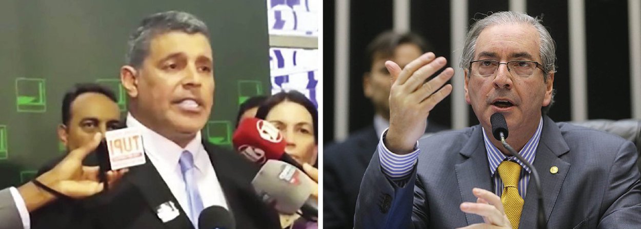 Ator Alexandre Frota foi responsável por protocolar na Câmara dos Deputados, nesta quarta-feira 13, o 36º pedido de impeachment contra a presidente Dilma Rousseff; questionado se não chegou atrasado, respondeu: "Nunca é tarde"; em seu curto discurso, em que criticou o governo, afirmou: "Saibam que nós brasileiros não vamos desistir em acabar com esse governo safado e vagabundo de Dilma. Vou entregar essa peça ao meu malvado favorito, Eduardo Cunha" (Foto: Aline Lima) Ator Alexandre Frota foi responsável por protocolar na Câmara dos Deputados, nesta quarta-feira 13, o 36º pedido de impeachment contra a presidente Dilma Rousseff; questionado se não chegou atrasado, respondeu: "Nunca é tarde"; em seu curto discurso, em que criticou o governo, afirmou: "Saibam que nós brasileiros não vamos desistir em acabar com esse governo safado e vagabundo de Dilma. Vou entregar essa peça ao meu malvado favorito, Eduardo Cunha"