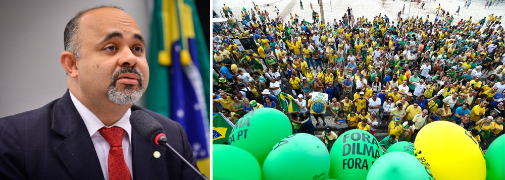 Durante visita à Vila dos Atletas, o ministro do Esporte, George Hilton, disse que as manifestações desse domingo, 13, mostraram que a classe política precisa se unir e ouvir a "voz das ruas"; "As críticas foram a todo mundo. Situação e oposição. Mostrando assim a necessidade para a classe política de que há de atentar à voz das ruas", disse; "É preciso um pacto nacional pela governabilidade", acrescentou (Foto: Aquiles Lins) Durante visita à Vila dos Atletas, o ministro do Esporte, George Hilton, disse que as manifestações desse domingo, 13, mostraram que a classe política precisa se unir e ouvir a "voz das ruas"; "As críticas foram a todo mundo. Situação e oposição. Mostrando assim a necessidade para a classe política de que há de atentar à voz das ruas", disse; "É preciso um pacto nacional pela governabilidade", acrescentou