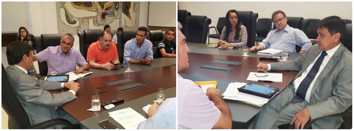 O governo do Estado autorizou a reforma de sete escolas do município de Milton Brandão: Unidade Escolar Diogo da Silva e Unidade Professora Maria de Lourdes Nunes Brandão, além de escolas nas comunidades São Gonçalo, Açude dos Dandouras, Paudarcal, Marfim e Todos os Santos; a novidade é fruto de uma solicitação feita pelo prefeito da cidade, Casa Grande, em reunião com o governador Wellington Dias, por intermédio do secretário de Governo, Merlong Solano (Foto: Leonardo Lucena) O governo do Estado autorizou a reforma de sete escolas do município de Milton Brandão: Unidade Escolar Diogo da Silva e Unidade Professora Maria de Lourdes Nunes Brandão, além de escolas nas comunidades São Gonçalo, Açude dos Dandouras, Paudarcal, Marfim e Todos os Santos; a novidade é fruto de uma solicitação feita pelo prefeito da cidade, Casa Grande, em reunião com o governador Wellington Dias, por intermédio do secretário de Governo, Merlong Solano