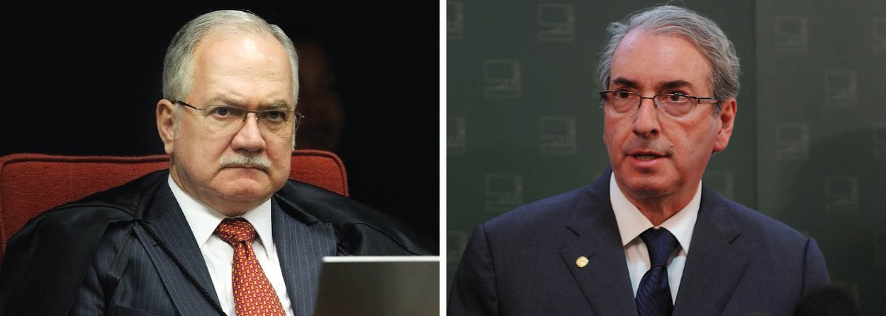 O ministro do STF, Luiz Fachin negou nesta sexta (11) pedido apresentado pelo presidente da Câmara, Eduardo Cunha (PMDB-RJ), para destravar o processo de impeachment da presidente Dilma Rousseff na Congresso; o ministro argumentou que a sua decisão provisória suspendendo o processo só terá validade até quarta (16), quando o Supremo se reúne para começar a discutir ações do PC do B questionando o rito do impeachment e pedindo que a corte organize o andamento desse processo; Cunha diz que a base governista tenta "somente evitar o trâmite legítimo e constitucional" do pedido de afastamento da presidente (Foto: Valter Lima) O ministro do STF, Luiz Fachin negou nesta sexta (11) pedido apresentado pelo presidente da Câmara, Eduardo Cunha (PMDB-RJ), para destravar o processo de impeachment da presidente Dilma Rousseff na Congresso; o ministro argumentou que a sua decisão provisória suspendendo o processo só terá validade até quarta (16), quando o Supremo se reúne para começar a discutir ações do PC do B questionando o rito do impeachment e pedindo que a corte organize o andamento desse processo; Cunha diz que a base governista tenta "somente evitar o trâmite legítimo e constitucional" do pedido de afastamento da presidente