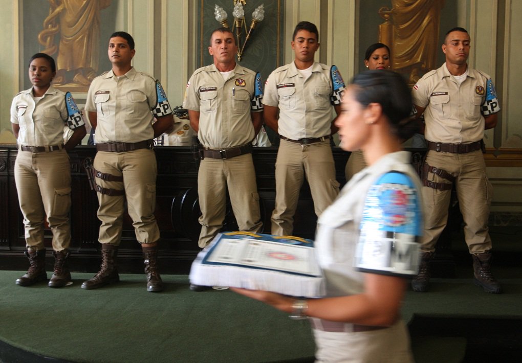 Batalh�o Especializado de Policia Turistica (Beptur) Forma 138 Policiais em Policiamento Turistico Foto: El�i Corr�a/GOVBA (Foto: José Barbacena) Batalh�o Especializado de Policia Turistica (Beptur) Forma 138 Policiais em Policiamento Turistico Foto: El�i Corr�a/GOVBA