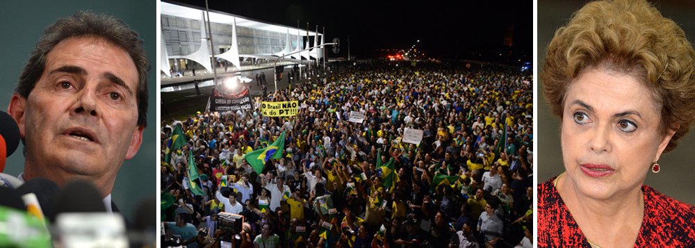 Em áudio de conversa vazado na internet, o deputado Paulinho da Força (SD-SP), um dos maiores defensores do impeachment da presidente Dilma Rousseff, explica como será a campanha para financiar o golpe; Paulinho diz que tem muita gente para financiar o impeachment e deixa claro a força de Cunha na tramitação do golpe; "O impeachment só está acontecendo por causa do Eduardo Cunha. Porque a nossa oposição é muito ruim", afirmou; ele anuncia a criação de um comitê nacional para arrecadar dinheiro e produzir material de campanha do golpe, como adesivos, cartazes, botons e se mostra confiante: "Eu acho que até dia 5, dia 10 de abril a Dilma está fora"; ouça o áudio (Foto: Aquiles Lins) Em áudio de conversa vazado na internet, o deputado Paulinho da Força (SD-SP), um dos maiores defensores do impeachment da presidente Dilma Rousseff, explica como será a campanha para financiar o golpe; Paulinho diz que tem muita gente para financiar o impeachment e deixa claro a força de Cunha na tramitação do golpe; "O impeachment só está acontecendo por causa do Eduardo Cunha. Porque a nossa oposição é muito ruim", afirmou; ele anuncia a criação de um comitê nacional para arrecadar dinheiro e produzir material de campanha do golpe, como adesivos, cartazes, botons e se mostra confiante: "Eu acho que até dia 5, dia 10 de abril a Dilma está fora"; ouça o áudio