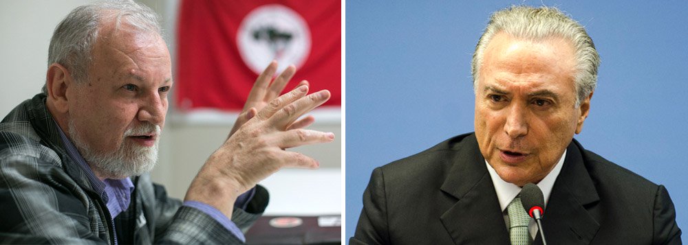 Após a admissão do pedido de impeachment, plano dos movimentos sociais agora é promover uma paralisação geral antes do fim do processo no Senado, afirmou João Pedro Stédile, um dos principais dirigentes do Movimento dos Trabalhadores Rurais Sem Terra (MST); “Neste momento, temos que barrar o golpe e inviabilizar o governo Temer” (Foto: Roberta Namour) Após a admissão do pedido de impeachment, plano dos movimentos sociais agora é promover uma paralisação geral antes do fim do processo no Senado, afirmou João Pedro Stédile, um dos principais dirigentes do Movimento dos Trabalhadores Rurais Sem Terra (MST); “Neste momento, temos que barrar o golpe e inviabilizar o governo Temer”