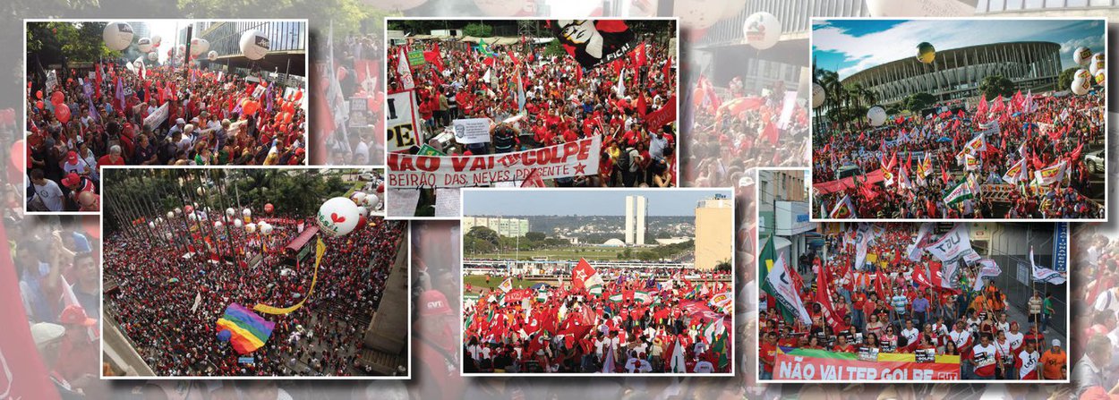 Protesto agendado para esta sexta-feira (15) ameaça fechar estradas em vários Estados brasileiros durante mobilização contrária ao impeachment da presidente Dilma Rousseff; os atos foram convocados pela Frente Brasil Popular; "As ações desta sexta serão uma demonstração do que vai acontecer no Brasil caso o impeachment prospere", disse o coordenador da Central de Movimentos Populares, Raimundo Bonfim (Foto: Valter Lima) Protesto agendado para esta sexta-feira (15) ameaça fechar estradas em vários Estados brasileiros durante mobilização contrária ao impeachment da presidente Dilma Rousseff; os atos foram convocados pela Frente Brasil Popular; "As ações desta sexta serão uma demonstração do que vai acontecer no Brasil caso o impeachment prospere", disse o coordenador da Central de Movimentos Populares, Raimundo Bonfim