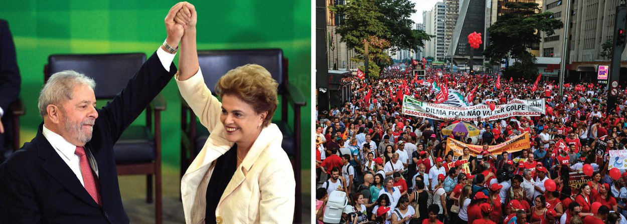 O ex-presidente Lula e a presidente Dilma Rousseff confirmaram presença no ato do 1º de Maio, em São Paulo; ambos falarão ao público e denunciarão o golpe em curso no país; por todo o Brasil, o 1º de Maio será comemorado pela CUT em conjunto com os movimentos sociais, estudantis, de negros, mulheres, LGBT e partidos que estão à frente da luta em defesa da democracia, contra o golpe e contra a retirada de direitos; o tema será “Brasil: Democracia + Direitos” (Foto: Valter Lima) O ex-presidente Lula e a presidente Dilma Rousseff confirmaram presença no ato do 1º de Maio, em São Paulo; ambos falarão ao público e denunciarão o golpe em curso no país; por todo o Brasil, o 1º de Maio será comemorado pela CUT em conjunto com os movimentos sociais, estudantis, de negros, mulheres, LGBT e partidos que estão à frente da luta em defesa da democracia, contra o golpe e contra a retirada de direitos; o tema será “Brasil: Democracia + Direitos”