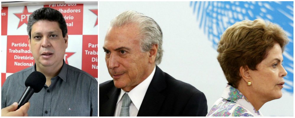 O secretário nacional de Finanças do PT, Márcio Macêdo, voltou a afirmar, nesta sexta (15), que a presidente Dilma Rousseff não cometeu crime de responsabilidade, logo não há razão para o processo de impeachment; ele relatou que “nos bastidores, em Brasília, a informação mais corrente é a de que, caso Michel Temer se torne presidente, ele atuará contra as investigações da Operação Lava Jato”; “O impeachment está previsto na Constituição, desde que haja cometimento de crime de responsabilidade. Mas a presidente Dilma Rousseff não cometeu nenhum crime. Ou seja, impeachment sem crime, é golpe, é querer retirar a força uma presidente porque se está insatisfeito com o seu governo. Isso não é adequado para a democracia", disse
(Foto: Valter Lima) O secretário nacional de Finanças do PT, Márcio Macêdo, voltou a afirmar, nesta sexta (15), que a presidente Dilma Rousseff não cometeu crime de responsabilidade, logo não há razão para o processo de impeachment; ele relatou que “nos bastidores, em Brasília, a informação mais corrente é a de que, caso Michel Temer se torne presidente, ele atuará contra as investigações da Operação Lava Jato”; “O impeachment está previsto na Constituição, desde que haja cometimento de crime de responsabilidade. Mas a presidente Dilma Rousseff não cometeu nenhum crime. Ou seja, impeachment sem crime, é golpe, é querer retirar a força uma presidente porque se está insatisfeito com o seu governo. Isso não é adequado para a democracia", disse