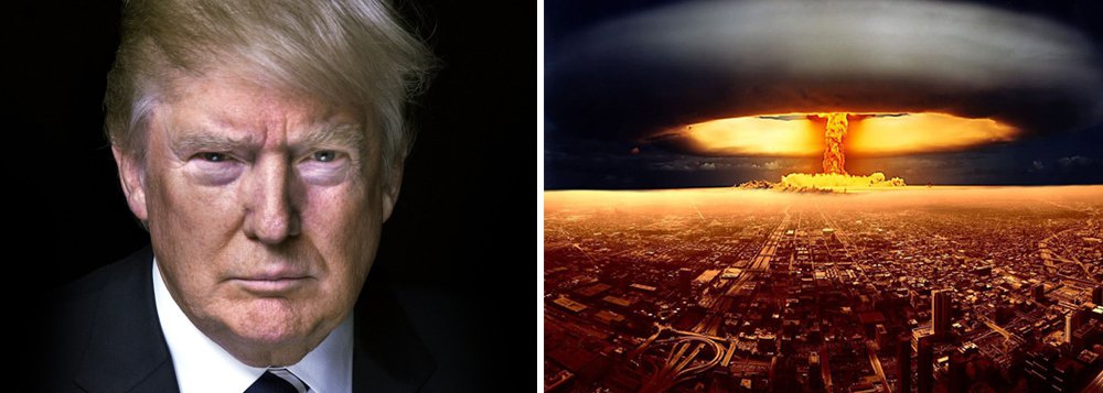 Congresso norte-americano apresentou projeto de lei intitulado "restrição de uso primordial de bomba nuclear" que deve reduzir o risco de conflito com outros países; "Essa lei vai proibir iniciativa de Trump de realizar ataque nuclear primordial sem declaração de guerra pelo Congresso. O problema de 'uso preventivo' tornou-se criticamente importante agora que o presidente, Donald Trump, tem direito de iniciar uma guerra nuclear a qualquer momento" disse o senador do partido Democrata, Edward Markey; Trump já mencionou repetidamente essa possibilidade para combater o terrorismo (Foto: Paulo Emílio) Congresso norte-americano apresentou projeto de lei intitulado "restrição de uso primordial de bomba nuclear" que deve reduzir o risco de conflito com outros países; "Essa lei vai proibir iniciativa de Trump de realizar ataque nuclear primordial sem declaração de guerra pelo Congresso. O problema de 'uso preventivo' tornou-se criticamente importante agora que o presidente, Donald Trump, tem direito de iniciar uma guerra nuclear a qualquer momento" disse o senador do partido Democrata, Edward Markey; Trump já mencionou repetidamente essa possibilidade para combater o terrorismo
