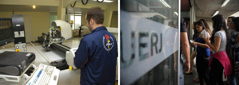 Dificuldades financeiras enfrentadas pela Universidade do Estado do Rio de Janeiro (Uerj) vem paralisando trabalhos e pode desmotivar jovens pesquisadores; segundo o sub-reitor de Pós-graduação e Pesquisa da Uerj, Egberto Moura, R$ 32 milhões aprovados para pesquisas em 2016 não foram repassados via Fundação de Amparo à Pesquisa do Estado do Rio de Janeiro (Faperj), o que tem levado laboratórios e grupos de pesquisa a suspenderem atividades; "As coisas estão começando a parar em graus variados", diz Moura (Foto: Paulo Emílio) Dificuldades financeiras enfrentadas pela Universidade do Estado do Rio de Janeiro (Uerj) vem paralisando trabalhos e pode desmotivar jovens pesquisadores; segundo o sub-reitor de Pós-graduação e Pesquisa da Uerj, Egberto Moura, R$ 32 milhões aprovados para pesquisas em 2016 não foram repassados via Fundação de Amparo à Pesquisa do Estado do Rio de Janeiro (Faperj), o que tem levado laboratórios e grupos de pesquisa a suspenderem atividades; "As coisas estão começando a parar em graus variados", diz Moura