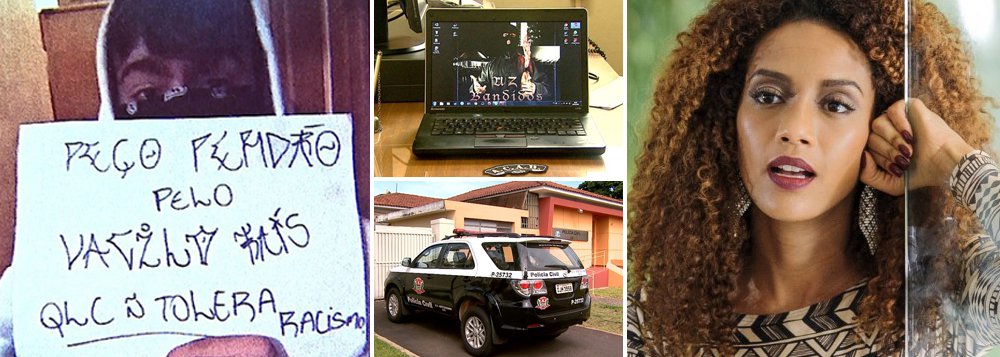 Os três suspeitos de terem promovido ataques raciais contra a atriz Taís Araújo na internet foram soltos nesse fim de semana; eles foram presos durante uma operação realizada em sete estados brasileiros; eles terão que se apresentar sempre que forem convocados, e ficam proibidos de trocarem de endereço sem avisar; eles responderão pelos crimes de racismo, injúria racial e por formação de quadrilha; a pena pode chegar a 12 anos (Foto: Leonardo Lucena) Os três suspeitos de terem promovido ataques raciais contra a atriz Taís Araújo na internet foram soltos nesse fim de semana; eles foram presos durante uma operação realizada em sete estados brasileiros; eles terão que se apresentar sempre que forem convocados, e ficam proibidos de trocarem de endereço sem avisar; eles responderão pelos crimes de racismo, injúria racial e por formação de quadrilha; a pena pode chegar a 12 anos