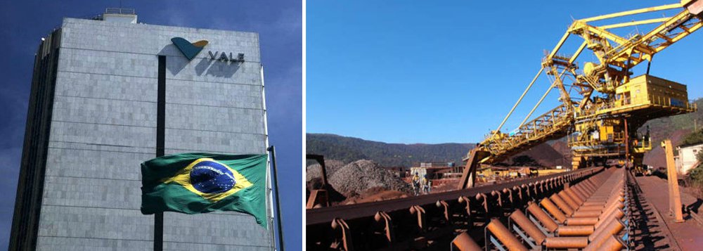 Mineradora Vale registrou prejuízo líquido de 6,663 bilhões de reais no terceiro trimestre, ante um lucro líquido de 5,144 bilhões no segundo trimestre, citando efeitos imediatos nos resultados financeiros de uma depreciação de 28 por cento do real ante o dólar (Foto: Roberta Namour) Mineradora Vale registrou prejuízo líquido de 6,663 bilhões de reais no terceiro trimestre, ante um lucro líquido de 5,144 bilhões no segundo trimestre, citando efeitos imediatos nos resultados financeiros de uma depreciação de 28 por cento do real ante o dólar