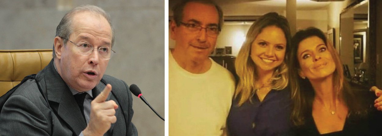Ministro Celso de Mello arquivou o habeas corpus em que a Cláudia Cruz e Danielle Dytz, mulher e filha do presidente da Câmara dos Deputados, Eduardo Cunha (PMDB-RJ), pediam para não serem julgadas pelo juiz federal Sérgio Moro; na decisão, Mello entendeu que não é possível derrubar a decisão de um colega da Corte por meio de habeas corpus; Cláudia e Danielle são acusadas pelo Ministério Público Federal de utilizarem dinheiro de contas secretas na Suíça abastecidas com dinheiro de propina (Foto: Aquiles Lins) Ministro Celso de Mello arquivou o habeas corpus em que a Cláudia Cruz e Danielle Dytz, mulher e filha do presidente da Câmara dos Deputados, Eduardo Cunha (PMDB-RJ), pediam para não serem julgadas pelo juiz federal Sérgio Moro; na decisão, Mello entendeu que não é possível derrubar a decisão de um colega da Corte por meio de habeas corpus; Cláudia e Danielle são acusadas pelo Ministério Público Federal de utilizarem dinheiro de contas secretas na Suíça abastecidas com dinheiro de propina