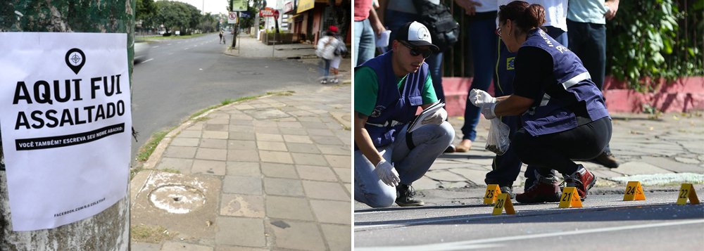 A insegurança e o medo que assustam os gaúchos nos últimos meses se refletem nos números da criminalidade; os dados divulgados pela Secretaria Estadual de Segurança Pública apontam para um crescimento da violência no Rio Grande do Sul, comparado ao ano passado; de janeiro a setembro de 2015, foram registrados 1.779 homicídios; já durante todo o ano de 2014, foram contabilizados 2.342; o roubo de veículo foi um dos delitos que mais cresceu em relação a 2014; nos doze meses de 2014, a estatística apontou 13.760 ocorrências e de janeiro a setembro de 2015, o número já alcança 13.368 (Foto: Leonardo Lucena) A insegurança e o medo que assustam os gaúchos nos últimos meses se refletem nos números da criminalidade; os dados divulgados pela Secretaria Estadual de Segurança Pública apontam para um crescimento da violência no Rio Grande do Sul, comparado ao ano passado; de janeiro a setembro de 2015, foram registrados 1.779 homicídios; já durante todo o ano de 2014, foram contabilizados 2.342; o roubo de veículo foi um dos delitos que mais cresceu em relação a 2014; nos doze meses de 2014, a estatística apontou 13.760 ocorrências e de janeiro a setembro de 2015, o número já alcança 13.368