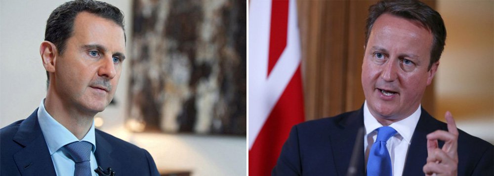 Os ataques aéreos britânicos sobre o Estado Islâmico vão falhar em derrotar os militantes do grupo, disse o presidente da Síria, Bashar al-Assad (foto à esq.); ele também ridicularizou a estratégia do primeiro ministro do Reino Unido, David Cameron, para a região; o Poder Legislativo britânico aprovou o bombardeio de alvos do EI na quarta-feira; para Assad, o plano de Cameron tornaria a situação pior, e não melhor; "Eles vão falhar de novo", disse. "Você não pode cortar uma parte de um câncer. Você tem que extraí-lo. Esse tipo de operação está como que retirando uma parte de um câncer. Isso vai fazê-lo se espalhar pelo corpo mais rápido" (Foto: Leonardo Lucena) Os ataques aéreos britânicos sobre o Estado Islâmico vão falhar em derrotar os militantes do grupo, disse o presidente da Síria, Bashar al-Assad (foto à esq.); ele também ridicularizou a estratégia do primeiro ministro do Reino Unido, David Cameron, para a região; o Poder Legislativo britânico aprovou o bombardeio de alvos do EI na quarta-feira; para Assad, o plano de Cameron tornaria a situação pior, e não melhor; "Eles vão falhar de novo", disse. "Você não pode cortar uma parte de um câncer. Você tem que extraí-lo. Esse tipo de operação está como que retirando uma parte de um câncer. Isso vai fazê-lo se espalhar pelo corpo mais rápido"
