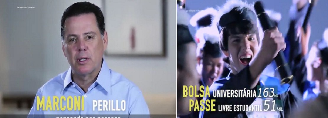 Em nova propaganda, governador destaca conquistas sociais do Estado nos últimos anos, como os programas Renda Cidadã e Bolsa Universitária; são destacados também o primeiro lugar no Ideb e a construção do Hugol; “Todo nosso esforço para enfrentamento da crise nacional é para fazer mais. Goiás vai superar os desafios e seguir avançando”, diz Marconi (Foto: José Barbacena) Em nova propaganda, governador destaca conquistas sociais do Estado nos últimos anos, como os programas Renda Cidadã e Bolsa Universitária; são destacados também o primeiro lugar no Ideb e a construção do Hugol; “Todo nosso esforço para enfrentamento da crise nacional é para fazer mais. Goiás vai superar os desafios e seguir avançando”, diz Marconi