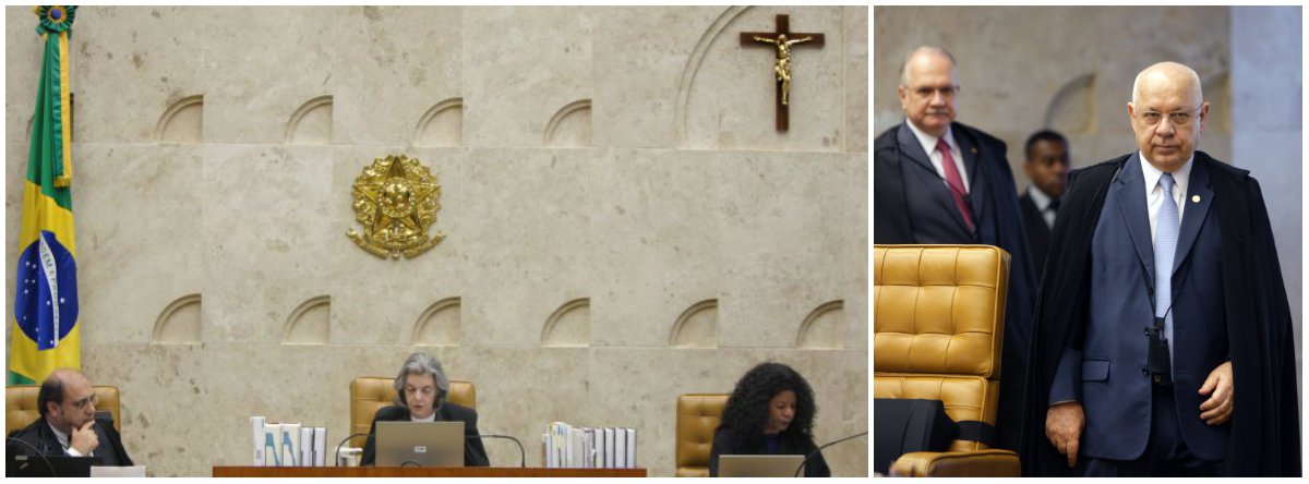 Supremo Tribunal Federal recomeça os trabalhos do Judiciário em sessão nesta quarta-feira 1º com homenagem ao ministro Teori Zavascki, que morreu no dia 19 de janeiro em um acidente aéreo; presidente da corte, Cármen Lúcia disse que o momento de luto exige simplicidade da primeira sessão do ano do Supremo; "Momento doloroso" para o STF, discursa o decano, Celso de Mello; assista ao vivo (Foto: Gisele Federicce) Supremo Tribunal Federal recomeça os trabalhos do Judiciário em sessão nesta quarta-feira 1º com homenagem ao ministro Teori Zavascki, que morreu no dia 19 de janeiro em um acidente aéreo; presidente da corte, Cármen Lúcia disse que o momento de luto exige simplicidade da primeira sessão do ano do Supremo; "Momento doloroso" para o STF, discursa o decano, Celso de Mello; assista ao vivo