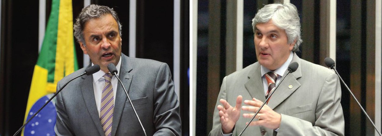 Em nota, senador Aécio Neves diz que referências ao nome dele na delação premiada de Delcídio Amaral (PT-MS) são "são citações mentirosas que não se sustentam na realidade e se referem apenas a 'ouvir dizer' de terceiros"; tucano nega ter recebido propina em Furnas - "Delcídio repete o que vem sendo amplamente disseminado há anos pelo PT que tenta criar falsas acusações envolvendo nomes da oposição" - e diz que o caso da "fundação que a mãe do senador planejou criar no exterior" é "assunto requentado já amplamente divulgado nas redes petistas na internet"; e a respeito da CPI dos Correios, afirmou que "o PSDB não atuou com o objetivo de proteger ninguém" (Foto: Gisele Federicce) Em nota, senador Aécio Neves diz que referências ao nome dele na delação premiada de Delcídio Amaral (PT-MS) são "são citações mentirosas que não se sustentam na realidade e se referem apenas a 'ouvir dizer' de terceiros"; tucano nega ter recebido propina em Furnas - "Delcídio repete o que vem sendo amplamente disseminado há anos pelo PT que tenta criar falsas acusações envolvendo nomes da oposição" - e diz que o caso da "fundação que a mãe do senador planejou criar no exterior" é "assunto requentado já amplamente divulgado nas redes petistas na internet"; e a respeito da CPI dos Correios, afirmou que "o PSDB não atuou com o objetivo de proteger ninguém"