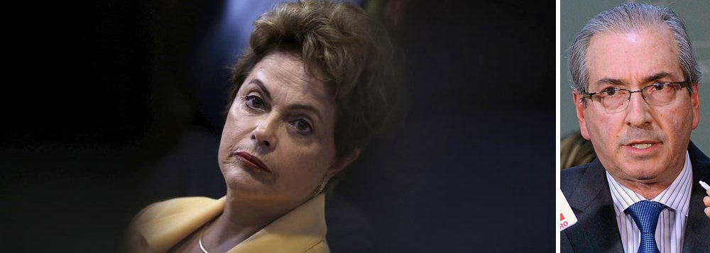 O colunista Alex Solnik compara as acusações existentes contra a presidente Dilma Rousseff e o presidente da Câmara, Eduardo Cunha; ele ironiza o silêncio de Cunha diante das inúmeras acusações que se confirmam sobre ele, como o recebimento de 5 milhões de dólares para facilitar negócios na Petrobras e as contas secretas na Suíça; sobre Dilma, ele afirma que "o que se viu até agora foram acusações de pedaladas fiscais e de suspeitas em torno de arrecadação de campanha, que não lhe trouxeram vantagens pessoais indevidas; "Se Dilma tivesse feito dez por cento do que Cunha é acusado de ter feito, estaria frita, com razão. De tudo a presidente pode ser acusada, menos de batom na roupa", afirma (Foto: Alex Solnik) www.brasil247.com - O colunista Alex Solnik compara as acusações existentes contra a presidente Dilma Rousseff e o presidente da Câmara, Eduardo Cunha; ele ironiza o silêncio de Cunha diante das inúmeras acusações que se confirmam sobre ele, como o recebimento de 5 milhões de dólares para facilitar negócios na Petrobras e as contas secretas na Suíça; sobre Dilma, ele afirma que "o que se viu até agora foram acusações de pedaladas fiscais e de suspeitas em torno de arrecadação de campanha, que não lhe trouxeram vantagens pessoais indevidas; "Se Dilma tivesse feito dez por cento do que Cunha é acusado de ter feito, estaria frita, com razão. De tudo a presidente pode ser acusada, menos de batom na roupa", afirma
