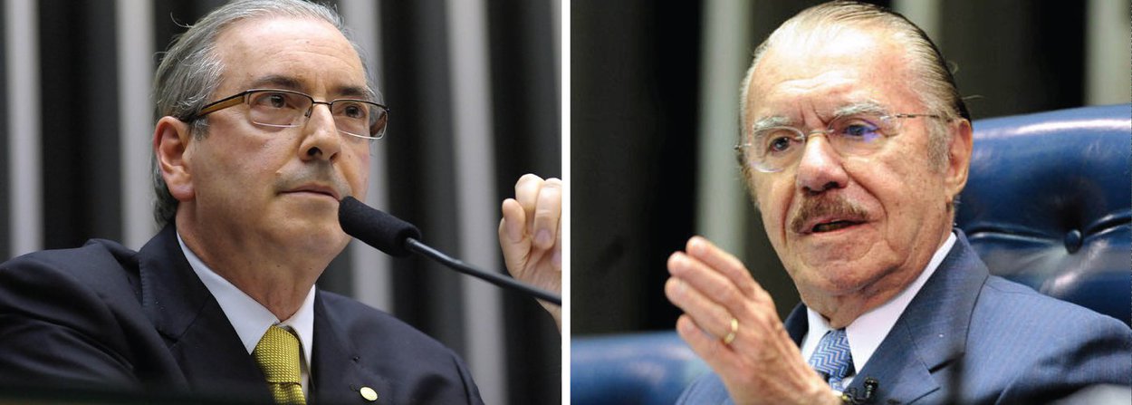 A lista de políticos da Odebrecht apreendida pela Polícia Federal na Operação Acarajé e divulgada nesta quarta (23) cita repasses eleitorais de 2012 a políticos que não se candidataram àquele pleito; aparecem registros de valores de até R$ 500 mil em nome de políticos como o presidente da Câmara, Eduardo Cunha (PMDB-RJ), o ministro Armando Monteiro (Desenvolvimento), o ex-senador José Sarney (PMDB-AP) e até o ex-presidente da Transpetro Sérgio Machado; nenhum deles disputou as eleições para as quais esses valores seriam destinados (Foto: Valter Lima) A lista de políticos da Odebrecht apreendida pela Polícia Federal na Operação Acarajé e divulgada nesta quarta (23) cita repasses eleitorais de 2012 a políticos que não se candidataram àquele pleito; aparecem registros de valores de até R$ 500 mil em nome de políticos como o presidente da Câmara, Eduardo Cunha (PMDB-RJ), o ministro Armando Monteiro (Desenvolvimento), o ex-senador José Sarney (PMDB-AP) e até o ex-presidente da Transpetro Sérgio Machado; nenhum deles disputou as eleições para as quais esses valores seriam destinados