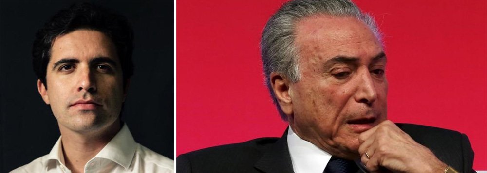 O jornalista Bernardo Mello Franco questiona a viabilidade do programa do vice Michel Temer, que prevê privatizar tudo, rever programas sociais e conter drasticamente os gastos públicos; "É difícil imaginar que algum candidato fosse eleito no Brasil com uma agenda assim, que faria corar muitos tucanos. Mas isso não vem ao caso, porque Temer não terá que consultar o povo para vestir a faixa", diz ele (Foto: Leonardo Attuch) O jornalista Bernardo Mello Franco questiona a viabilidade do programa do vice Michel Temer, que prevê privatizar tudo, rever programas sociais e conter drasticamente os gastos públicos; "É difícil imaginar que algum candidato fosse eleito no Brasil com uma agenda assim, que faria corar muitos tucanos. Mas isso não vem ao caso, porque Temer não terá que consultar o povo para vestir a faixa", diz ele