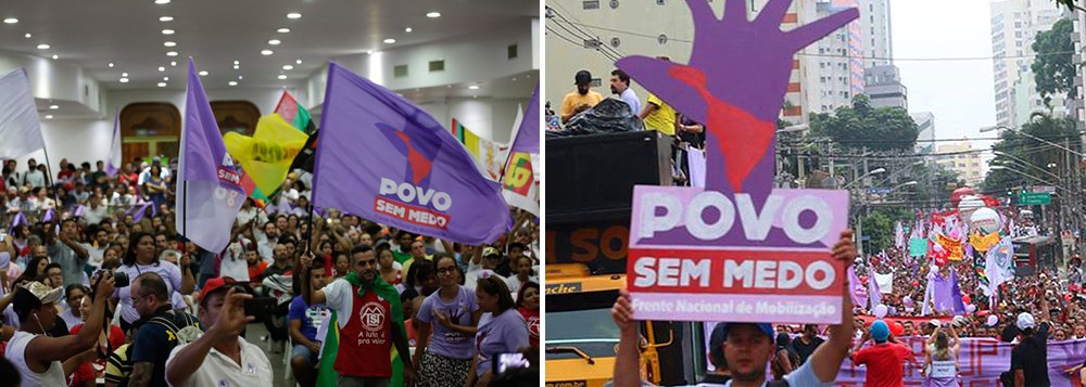 Com a aproximação da votação do pedido de impeachment contra presidente Dilma, marcado para o próximo domingo (17), a Frente Brasil Popular e a Frente Povo Sem Medo farão uma manifestação em defesa da democracia na sexta-feira (15), a partir das 15h, no Campo Grande; “Nossas atividades visam mobilizar a sociedade contra a aprovação do impedimento da presidenta, por compreendermos que nenhum crime foi praticado”, dizem as lideranças em nota (Foto: Leonardo Lucena) Com a aproximação da votação do pedido de impeachment contra presidente Dilma, marcado para o próximo domingo (17), a Frente Brasil Popular e a Frente Povo Sem Medo farão uma manifestação em defesa da democracia na sexta-feira (15), a partir das 15h, no Campo Grande; “Nossas atividades visam mobilizar a sociedade contra a aprovação do impedimento da presidenta, por compreendermos que nenhum crime foi praticado”, dizem as lideranças em nota