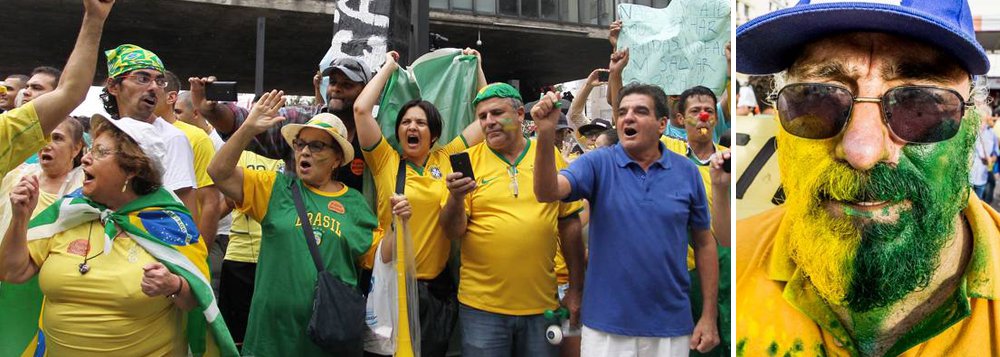 Pesquisa Datafolha constata que número de pessoas entre 12 e 20 anos é muito pequeno nas manifestações pelo impeachment, apenas 4%; embora o jornal Valor tenha noticiado o "desinteresse dos jovens pela política", foi muito forte a presença de atos de estudantes contra o golpe (Foto: Roberta Namour) Pesquisa Datafolha constata que número de pessoas entre 12 e 20 anos é muito pequeno nas manifestações pelo impeachment, apenas 4%; embora o jornal Valor tenha noticiado o "desinteresse dos jovens pela política", foi muito forte a presença de atos de estudantes contra o golpe