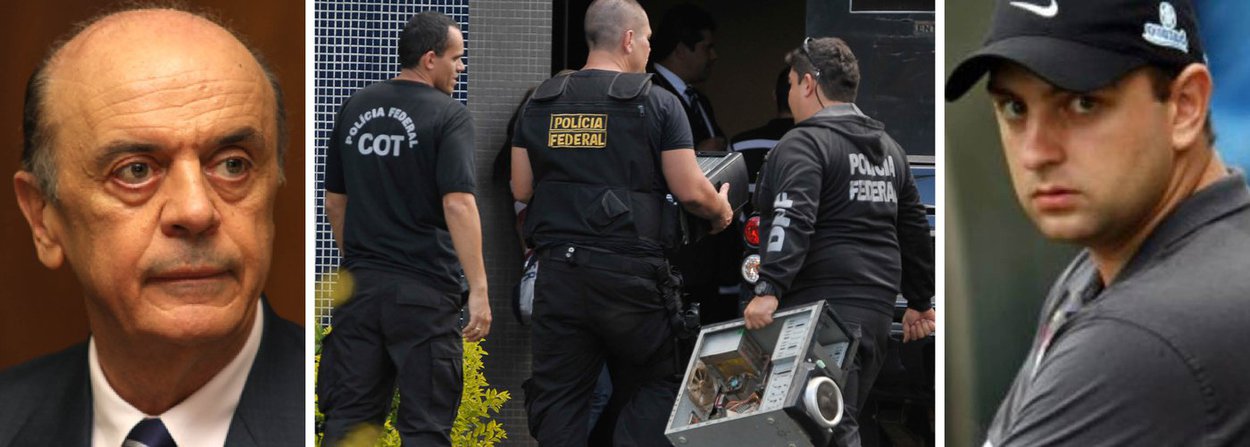 O senador José Serra (PSDB-SP) disse ter considerado um "exagero" a decisão da Polícia Federal de realizar uma busca e apreensão no escritório de um dos filhos do ex-presidente Luiz Inácio Lula da Silva, Luís Cláudio, o que ocorreu na manhã da segunda (27), como parte das investigações da Operação Zelotes; a aliados, o tucano teria relatado desconforto com a medida e disse que o episódio abre precedentes para que ações como essa atinjam também familiares de outros políticos; preocupação do tucano pode estar ligada ao fato de que sua filha, Verônica Serra, também já foi alvo de denúncias de que teria movimentado ilegalmente recursos em sua empresa, o que ela nega (Foto: Valter Lima) O senador José Serra (PSDB-SP) disse ter considerado um "exagero" a decisão da Polícia Federal de realizar uma busca e apreensão no escritório de um dos filhos do ex-presidente Luiz Inácio Lula da Silva, Luís Cláudio, o que ocorreu na manhã da segunda (27), como parte das investigações da Operação Zelotes; a aliados, o tucano teria relatado desconforto com a medida e disse que o episódio abre precedentes para que ações como essa atinjam também familiares de outros políticos; preocupação do tucano pode estar ligada ao fato de que sua filha, Verônica Serra, também já foi alvo de denúncias de que teria movimentado ilegalmente recursos em sua empresa, o que ela nega
