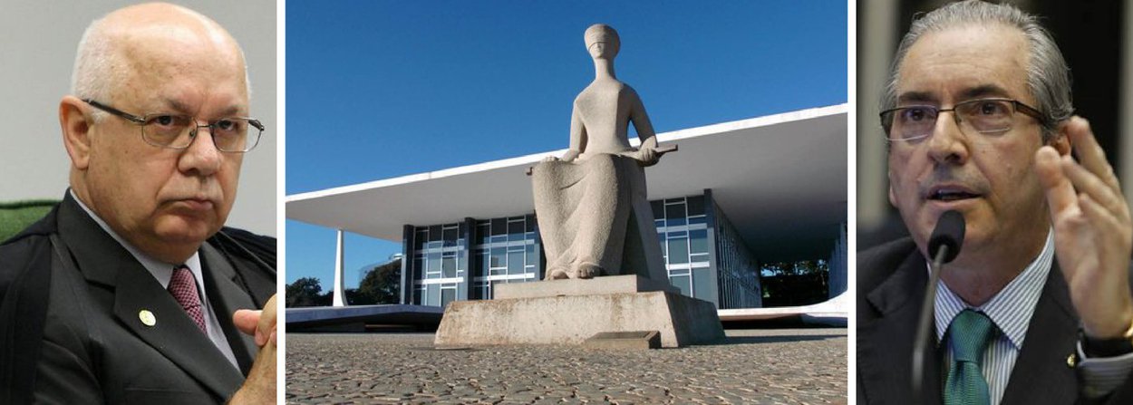 O presidente da Câmara dos Deputados, Eduardo Cunha (PMDB-RJ), que pintou e bordou no País, levando adiante um pedido de impeachment sem base legal, votado num domingo como numa final de campeonato, será finalmente julgado pelo Supremo Tribunal Federal; a corte avaliará nesta quinta-feira 5 se ele deve ser afastado, em ação proposta pela Rede Sustentabilidade; o destino da presidente Dilma, alvo de Cunha, já parece traçado; pedido de afastamento foi colocado em pauta porque seria intragável, para a maioria da população, a possibilidade de Cunha assumir a presidência na eventual ausência de Michel Temer (Foto: Aquiles Lins) O presidente da Câmara dos Deputados, Eduardo Cunha (PMDB-RJ), que pintou e bordou no País, levando adiante um pedido de impeachment sem base legal, votado num domingo como numa final de campeonato, será finalmente julgado pelo Supremo Tribunal Federal; a corte avaliará nesta quinta-feira 5 se ele deve ser afastado, em ação proposta pela Rede Sustentabilidade; o destino da presidente Dilma, alvo de Cunha, já parece traçado; pedido de afastamento foi colocado em pauta porque seria intragável, para a maioria da população, a possibilidade de Cunha assumir a presidência na eventual ausência de Michel Temer