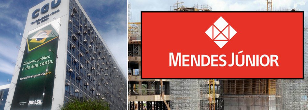 Em decisão publicada nesta quinta-feira, 28, a Controladoria-Geral da União declarou a construtora Mendes Júnior como empresa "inidônea"; com isso, a empreiteira, que não fez acordo de leniência no âmbito das investigações da Lava Jato, fica proibida de fazer novos contratos com o poder público por, pelo menos, dois anos (Foto: Aquiles Lins) Em decisão publicada nesta quinta-feira, 28, a Controladoria-Geral da União declarou a construtora Mendes Júnior como empresa "inidônea"; com isso, a empreiteira, que não fez acordo de leniência no âmbito das investigações da Lava Jato, fica proibida de fazer novos contratos com o poder público por, pelo menos, dois anos