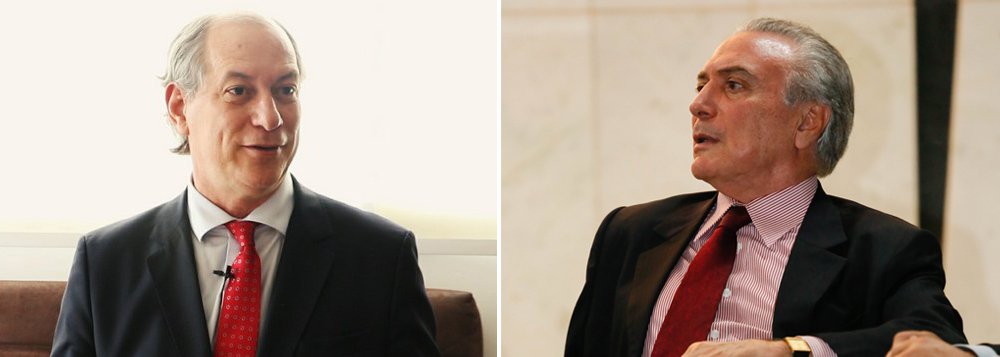 Defensor ferrenho da governabilidade da presidente Dilma Rousseff, o ex-ministro Ciro Gomes voltou a cutucar Michel Temer, hoje em Porto Alegre, e revelou que teve "imensa vontade de rir" ao ler carta escrita pelo vice-presidente para reclamar falta de apoio ao PMDB; "Aquilo foi de uma miudice (sic) sem precedentes e um ato de absoluto desrespeito levando em conta a gravidade da crise que o País está vivendo"; Ciro reforçou que não existem argumentos para o impeachment; "Impeachment não é remédio para governo que a gente não gosta" (Foto: José Barbacena) Defensor ferrenho da governabilidade da presidente Dilma Rousseff, o ex-ministro Ciro Gomes voltou a cutucar Michel Temer, hoje em Porto Alegre, e revelou que teve "imensa vontade de rir" ao ler carta escrita pelo vice-presidente para reclamar falta de apoio ao PMDB; "Aquilo foi de uma miudice (sic) sem precedentes e um ato de absoluto desrespeito levando em conta a gravidade da crise que o País está vivendo"; Ciro reforçou que não existem argumentos para o impeachment; "Impeachment não é remédio para governo que a gente não gosta"