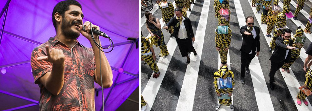 Artistas se reúnem na Virada Ocupação: apresentações a favor dos estudantes secundaristas que protestam, desde novembro, contra a proposta de reorganização escolar na rede de ensino do estado de São Paulo; depois que o governo Geraldo Alckmin revogou o remanejamento de profissionais da educação para a reorganização escolar, o evento ganhou ares de celebração e, segundo o coletivo Minha Sampa, responsável pela organização, está mantido; foram confirmados artistas como Tico Santa Cruz, Criolo (foto), Paulo Miklos, Arnaldo Antunes, Pitty, Maria Gadu e Chico César (Foto: Leonardo Lucena) Artistas se reúnem na Virada Ocupação: apresentações a favor dos estudantes secundaristas que protestam, desde novembro, contra a proposta de reorganização escolar na rede de ensino do estado de São Paulo; depois que o governo Geraldo Alckmin revogou o remanejamento de profissionais da educação para a reorganização escolar, o evento ganhou ares de celebração e, segundo o coletivo Minha Sampa, responsável pela organização, está mantido; foram confirmados artistas como Tico Santa Cruz, Criolo (foto), Paulo Miklos, Arnaldo Antunes, Pitty, Maria Gadu e Chico César