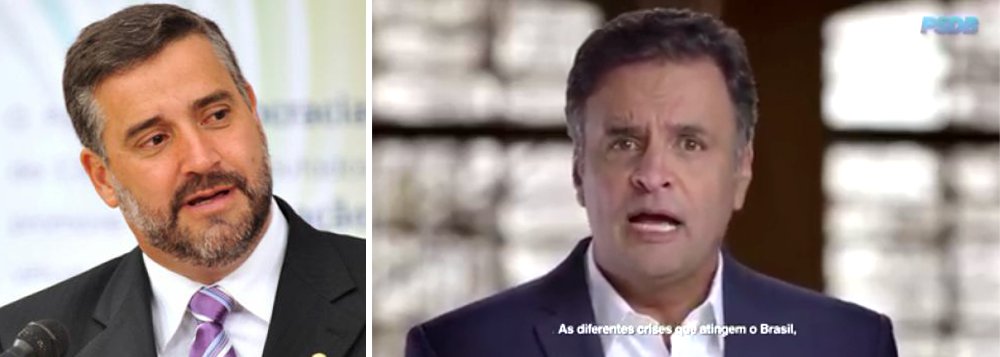 O deputado Paulo Pimenta (PT-RS) relacionou dez pontos que não foram mencionados no programa de ontem do PSDB; entre eles, explicações sobre os 124 voos do senador Aécio Neves (PSDB-MG) em jatos oficiais para o Rio de Janeiro, a crise de abastecimento de água, em São Paulo e o projeto de José Serra que abre o pré-sal a empresas estrangeiras (Foto: Leonardo Attuch) O deputado Paulo Pimenta (PT-RS) relacionou dez pontos que não foram mencionados no programa de ontem do PSDB; entre eles, explicações sobre os 124 voos do senador Aécio Neves (PSDB-MG) em jatos oficiais para o Rio de Janeiro, a crise de abastecimento de água, em São Paulo e o projeto de José Serra que abre o pré-sal a empresas estrangeiras