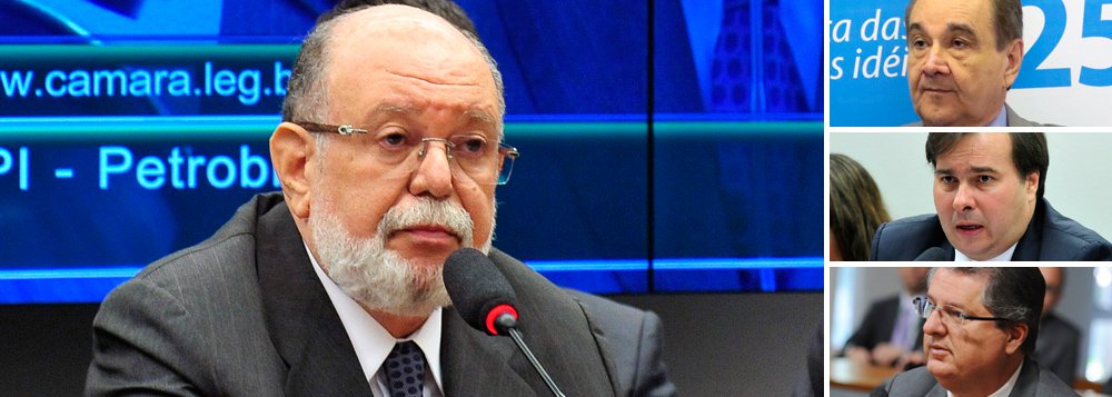 O empreiteiro Léo Pinheiro recebia pedidos de doações eleitorais de políticos da oposição, como o presidente do DEM, senador Agripino Maia (RN), o deputado Rodrigo Maia (DEM-RJ) e o deputado Jutahy Júnior (PSDB-BA); é o que indica parte de suas mais de 80 mil mensagens de celular interceptadas pela Polícia Federal no âmbito da Operação Lava Jato; Agripino Maia, que já é réu no STF, aborda o empreiteiro "para transmitir os dados do DEM nacional"; Rodrigo Maia pergunta: "A doação de 250 vai entrar?"; Jutahy se chama de "amigo" do então presidente da OAS e agradece por doações feitas pela empresa à sua campanha (Foto: Gisele Federicce) O empreiteiro Léo Pinheiro recebia pedidos de doações eleitorais de políticos da oposição, como o presidente do DEM, senador Agripino Maia (RN), o deputado Rodrigo Maia (DEM-RJ) e o deputado Jutahy Júnior (PSDB-BA); é o que indica parte de suas mais de 80 mil mensagens de celular interceptadas pela Polícia Federal no âmbito da Operação Lava Jato; Agripino Maia, que já é réu no STF, aborda o empreiteiro "para transmitir os dados do DEM nacional"; Rodrigo Maia pergunta: "A doação de 250 vai entrar?"; Jutahy se chama de "amigo" do então presidente da OAS e agradece por doações feitas pela empresa à sua campanha