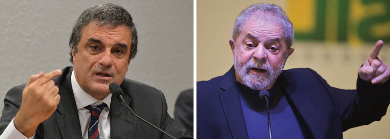 O ministro da Justiça, José Eduardo Cardozo, afirmou nesta quinta (11) que o ex-presidente Lula virou alvo de investigações porque desafia o projeto político da oposição; Cardozo deu a declaração após ser perguntado sobre se as investigações relacionadas a Lula tentam atingir a imagem do ex-presidente; “Acho que setores da oposição, visivelmente, querem isso. Já há algum tempo em que procuram, a cada passo, atingir o presidente Lula porque reconhecem nele o grande líder que desafia os projetos políticos da oposição", disse (Foto: Valter Lima) O ministro da Justiça, José Eduardo Cardozo, afirmou nesta quinta (11) que o ex-presidente Lula virou alvo de investigações porque desafia o projeto político da oposição; Cardozo deu a declaração após ser perguntado sobre se as investigações relacionadas a Lula tentam atingir a imagem do ex-presidente; “Acho que setores da oposição, visivelmente, querem isso. Já há algum tempo em que procuram, a cada passo, atingir o presidente Lula porque reconhecem nele o grande líder que desafia os projetos políticos da oposição", disse
