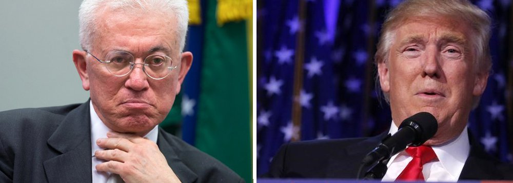 Professor de Filosofia da Universidade de Harvard, Mangabeira Unger acredita que a eleição de Donald Trump para presidência dos Estados Unidos pode significar "uma grande oportunidade para o Brasil"; "Trump chega ao poder sem uma visão consolidada em relação à América Latina e, especialmente, ao Brasil. Os democratas tinham uma visão que nos colocaria em posição subalterna, como uma espécie de linha auxiliar dos Estados Unidos. É muito melhor para nós ter esse vazio do que ter a diretriz anterior, do governo Obama", disse Mangabeira; segundo ele, a política externa brasileira "não deve servir como um departamento da UNE, mas também não é para ser uma sucursal da Fiesp" (Foto: Aquiles Lins) Professor de Filosofia da Universidade de Harvard, Mangabeira Unger acredita que a eleição de Donald Trump para presidência dos Estados Unidos pode significar "uma grande oportunidade para o Brasil"; "Trump chega ao poder sem uma visão consolidada em relação à América Latina e, especialmente, ao Brasil. Os democratas tinham uma visão que nos colocaria em posição subalterna, como uma espécie de linha auxiliar dos Estados Unidos. É muito melhor para nós ter esse vazio do que ter a diretriz anterior, do governo Obama", disse Mangabeira; segundo ele, a política externa brasileira "não deve servir como um departamento da UNE, mas também não é para ser uma sucursal da Fiesp"
