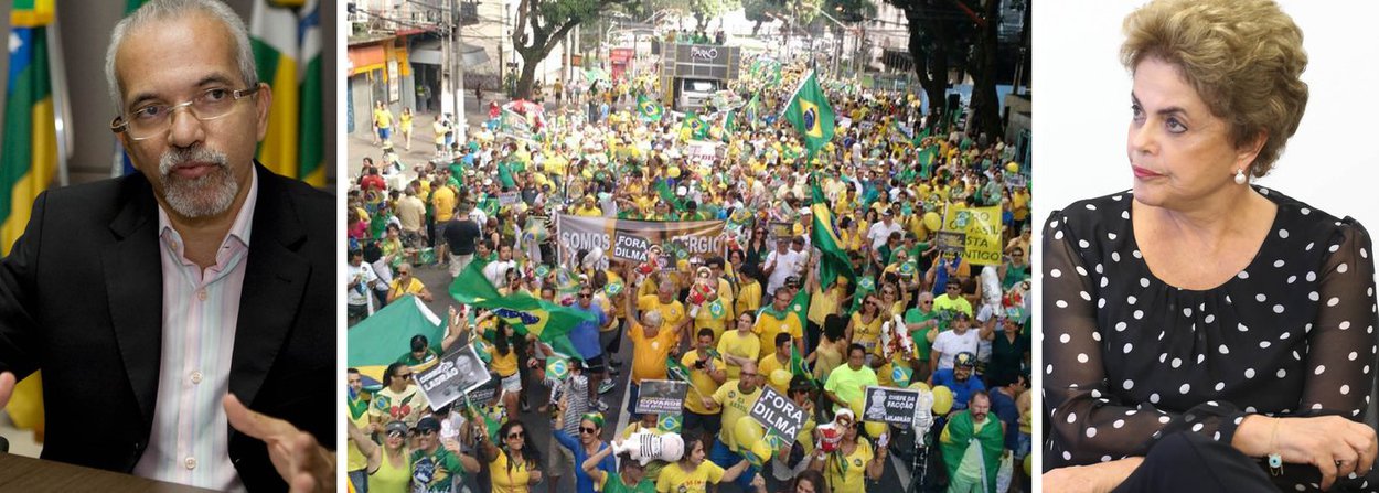 Em nota publicada nas redes sociais, nesta sexta (15), o ex-prefeito de Aracaju, Edvaldo Nogueira (PC do B), criticou o processo de impeachment da presidente Dilma Rousseff; ele afirmou que não há crime de responsabilidade que justifique o impedimento; "A corrupção deve ser investigada e punida severamente, independentemente de onde ela venha. Mas o que estamos vendo hoje no país é o maior atentado à democracia brasileira desde o golpe militar de 1964. É a tentativa de afastar uma presidente sem comprovação de crime, desrespeitando os votos de 54 milhões de brasileiros", disse; ele defende que é preciso buscar alternativas para superar a crise, mas rechaça que haja violação do Estado Democrático de Direito (Foto: Valter Lima) Em nota publicada nas redes sociais, nesta sexta (15), o ex-prefeito de Aracaju, Edvaldo Nogueira (PC do B), criticou o processo de impeachment da presidente Dilma Rousseff; ele afirmou que não há crime de responsabilidade que justifique o impedimento; "A corrupção deve ser investigada e punida severamente, independentemente de onde ela venha. Mas o que estamos vendo hoje no país é o maior atentado à democracia brasileira desde o golpe militar de 1964. É a tentativa de afastar uma presidente sem comprovação de crime, desrespeitando os votos de 54 milhões de brasileiros", disse; ele defende que é preciso buscar alternativas para superar a crise, mas rechaça que haja violação do Estado Democrático de Direito