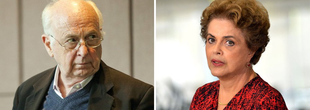 "Eu digo há muito que o problema é político. Que o Banco Central mantém uma taxa de juros real tão alta devido aos interesses dos rentistas e dos financistas que administram a riqueza dos primeiros. E que esses rentistas não são apenas os muito ricos. Há uma grande classe média rentista, que está muito satisfeita com os juros altos. Mais do que isso, exige que os juros sejam altos", diz Luiz Carlos Bresser Pereira, ex-ministro de FHC; "Isto ficou muito claro em 2012, quando a presidente Dilma Rousseff logrou baixar os juros para 2% reais. A meu ver foi esse o fato principal que fez a classe média tradicional se voltar contra ela, e sua popularidade cair verticalmente em 2013" (Foto: Leonardo Attuch) "Eu digo há muito que o problema é político. Que o Banco Central mantém uma taxa de juros real tão alta devido aos interesses dos rentistas e dos financistas que administram a riqueza dos primeiros. E que esses rentistas não são apenas os muito ricos. Há uma grande classe média rentista, que está muito satisfeita com os juros altos. Mais do que isso, exige que os juros sejam altos", diz Luiz Carlos Bresser Pereira, ex-ministro de FHC; "Isto ficou muito claro em 2012, quando a presidente Dilma Rousseff logrou baixar os juros para 2% reais. A meu ver foi esse o fato principal que fez a classe média tradicional se voltar contra ela, e sua popularidade cair verticalmente em 2013"