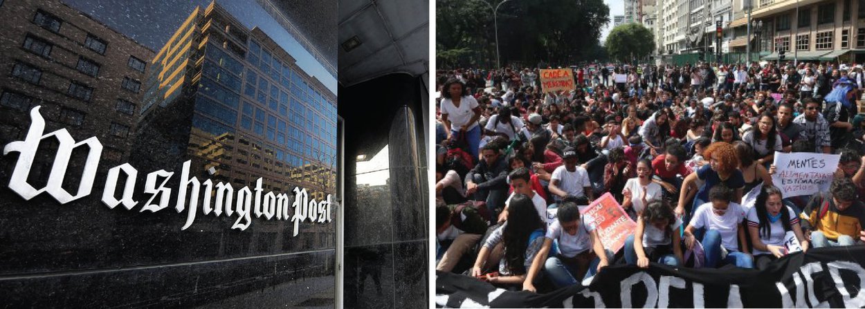Jornal norte-americano The Washington Post destacou nesta quinta-feira, 28, a série de protestos organizados por movimentos sociais que fecharam dezenas de rodovias em 30 cidades contra o impeachment da presidente Dilma Rousseff; "Essa foi uma amostra da ruptura civil que os que defendem a presidente ameaçam realizar", diz; correspondente Dom Phillips ressalta também que a presidente Dilma não é acusada de quaisquer crimes de corrupção, e que o Brasil está dividido entre aqueles que exigem sua saída e aqueles que dizem que a presidente é vítima de um golpe de direita (Foto: Aquiles Lins) Jornal norte-americano The Washington Post destacou nesta quinta-feira, 28, a série de protestos organizados por movimentos sociais que fecharam dezenas de rodovias em 30 cidades contra o impeachment da presidente Dilma Rousseff; "Essa foi uma amostra da ruptura civil que os que defendem a presidente ameaçam realizar", diz; correspondente Dom Phillips ressalta também que a presidente Dilma não é acusada de quaisquer crimes de corrupção, e que o Brasil está dividido entre aqueles que exigem sua saída e aqueles que dizem que a presidente é vítima de um golpe de direita