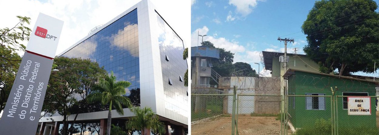 O Ministério Público (MPDFT) determinou que o governo do Distrito Federal adote, em 48 horas, providências imediatas para inserir em sala de aula todos os adolescentes que cumprem medida socioeducativa no sistema de internação, inclusive aos que foram aplicadas sanções disciplinares, após o devido processo administrativo; a recomendação da 1ª Promotoria de Justiça de Defesa da Infância foi enviada à Secretaria da Criança e à direção das unidades de internação: foto à dir: entrada da unidade de internação de Planaltina (Cristiano Torres/Sindsse) (Foto: Leonardo Lucena) O Ministério Público (MPDFT) determinou que o governo do Distrito Federal adote, em 48 horas, providências imediatas para inserir em sala de aula todos os adolescentes que cumprem medida socioeducativa no sistema de internação, inclusive aos que foram aplicadas sanções disciplinares, após o devido processo administrativo; a recomendação da 1ª Promotoria de Justiça de Defesa da Infância foi enviada à Secretaria da Criança e à direção das unidades de internação: foto à dir: entrada da unidade de internação de Planaltina (Cristiano Torres/Sindsse)
