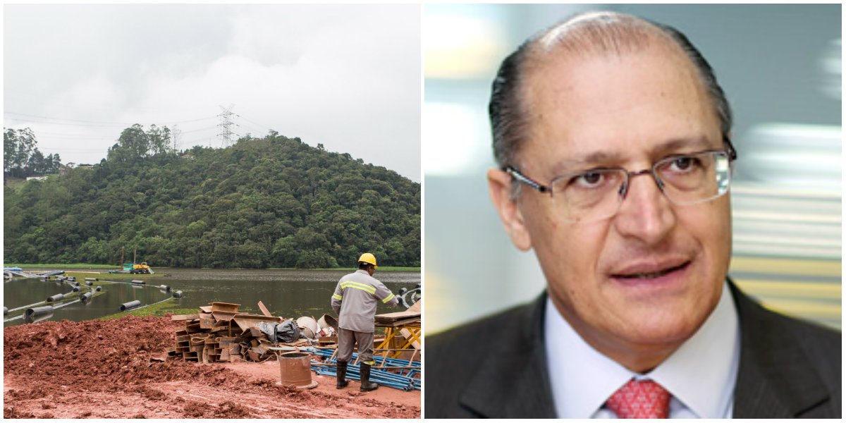 Com a cheia do Rio Grande, na região do ABC Paulista, o excesso de água teve de ser despejado na poluída represa Billings, onde passa a ser inutilizável; isso porque a obra do governo com o objetivo de desafogar o Rio Grande demorou para entrar totalmente em operação; nos últimos três dias, a água desperdiçada tinha capacidade para abastecer 1 milhão de pessoas por dia (Foto: Gisele Federicce) Com a cheia do Rio Grande, na região do ABC Paulista, o excesso de água teve de ser despejado na poluída represa Billings, onde passa a ser inutilizável; isso porque a obra do governo com o objetivo de desafogar o Rio Grande demorou para entrar totalmente em operação; nos últimos três dias, a água desperdiçada tinha capacidade para abastecer 1 milhão de pessoas por dia