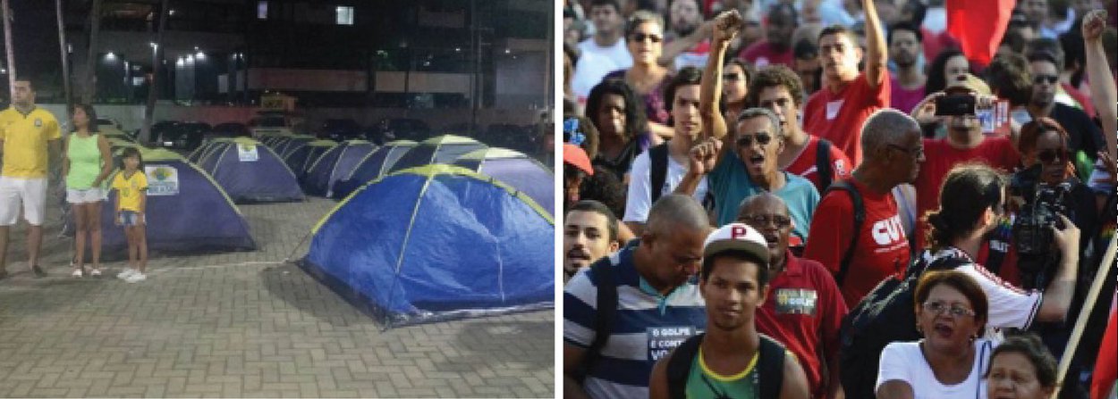 Os movimentos pró e contra o governo Dilma Rousseff (PT) estão definido como vão para acompanhar no próximo domingo (17), em Maceió, a votação na Câmara dos Deputados, em Brasília, sobre o pedido de impeachment; o Movimento Brasil, que defende a saída de Dilma vai se reunir no clube Alagoinhas, onde já existe um acampamento montado pelos manifestantes; já a Frente Brasil Popular, que tem uma agenda vasta de mobilizações ao logo desta semana, ficará no espaço Multieventos, na Pajuçara, a partir das 10h (Foto: Voney Malta) Os movimentos pró e contra o governo Dilma Rousseff (PT) estão definido como vão para acompanhar no próximo domingo (17), em Maceió, a votação na Câmara dos Deputados, em Brasília, sobre o pedido de impeachment; o Movimento Brasil, que defende a saída de Dilma vai se reunir no clube Alagoinhas, onde já existe um acampamento montado pelos manifestantes; já a Frente Brasil Popular, que tem uma agenda vasta de mobilizações ao logo desta semana, ficará no espaço Multieventos, na Pajuçara, a partir das 10h