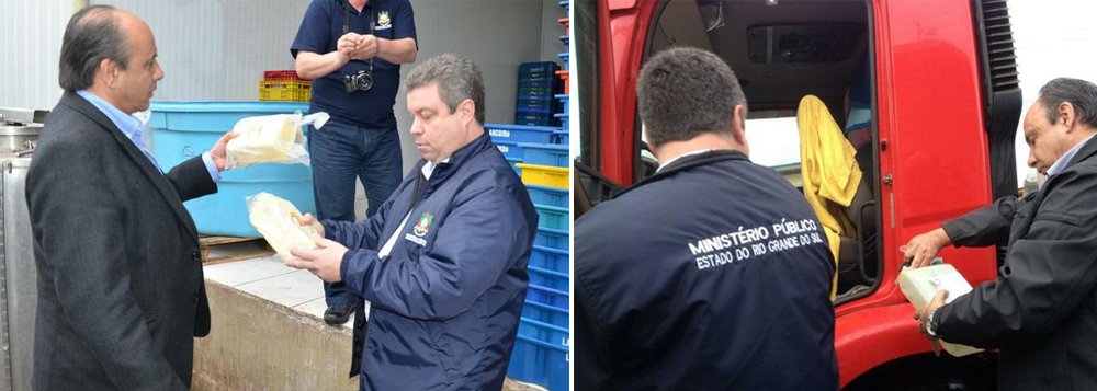 O Grupo de Atuação Especializada de Combate ao Crime Organizado (Gaeco) – Segurança Alimentar apresentou à Justiça de Venâncio Aires, município do Centro-Leste gaúcho, denúncia contra 19 pessoas envolvidas na fraude investigada pela Operação Leite Compen$ado 10; oMP pede a manutenção das prisões, bem como a aplicação de medidas cautelares diversas da prisão aos envolvidos; asinvestigações apontaram a existência de leite com água e bactérias, queijo com coliformes fecais e falsificação de documento pela Secretaria da Agricultura (Foto: Leonardo Lucena) O Grupo de Atuação Especializada de Combate ao Crime Organizado (Gaeco) – Segurança Alimentar apresentou à Justiça de Venâncio Aires, município do Centro-Leste gaúcho, denúncia contra 19 pessoas envolvidas na fraude investigada pela Operação Leite Compen$ado 10; oMP pede a manutenção das prisões, bem como a aplicação de medidas cautelares diversas da prisão aos envolvidos; asinvestigações apontaram a existência de leite com água e bactérias, queijo com coliformes fecais e falsificação de documento pela Secretaria da Agricultura