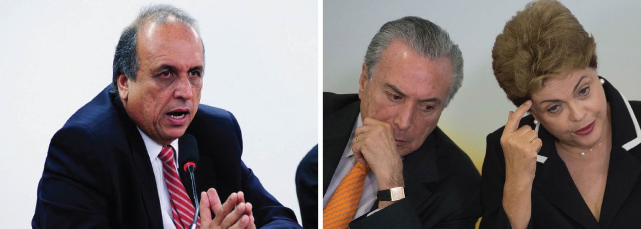 O governador do Rio, Luiz Fernando Pezão (PMDB-RJ), fez uma crítica aberta ao vice-presidente, Michel Temer diante do processo de impeachment da presidente Dilma Rousseff; "Vice é para ter atribuições, para ajudar na governabilidade, e não para conspirar. Adoro o Michel, mas eu não estou achando legal o posicionamento dele nessa questão com a presidenta Dilma", afirmou (Foto: Valter Lima) O governador do Rio, Luiz Fernando Pezão (PMDB-RJ), fez uma crítica aberta ao vice-presidente, Michel Temer diante do processo de impeachment da presidente Dilma Rousseff; "Vice é para ter atribuições, para ajudar na governabilidade, e não para conspirar. Adoro o Michel, mas eu não estou achando legal o posicionamento dele nessa questão com a presidenta Dilma", afirmou