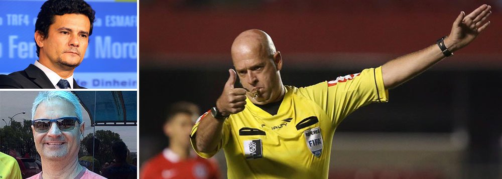 Paulo Nogueira compara juízes de futebol aos magistrados Sérgio Moro, da Lava Jato, e Catta Preta, que suspendeu a posse do ex-presidente Lula; “Não é um jogo justo, não por não haver juízes, mas porque os que existem se comportam como torcedores. Podem favorecer seu lado sem consequências”, diz (Foto: Roberta Namour) Paulo Nogueira compara juízes de futebol aos magistrados Sérgio Moro, da Lava Jato, e Catta Preta, que suspendeu a posse do ex-presidente Lula; “Não é um jogo justo, não por não haver juízes, mas porque os que existem se comportam como torcedores. Podem favorecer seu lado sem consequências”, diz